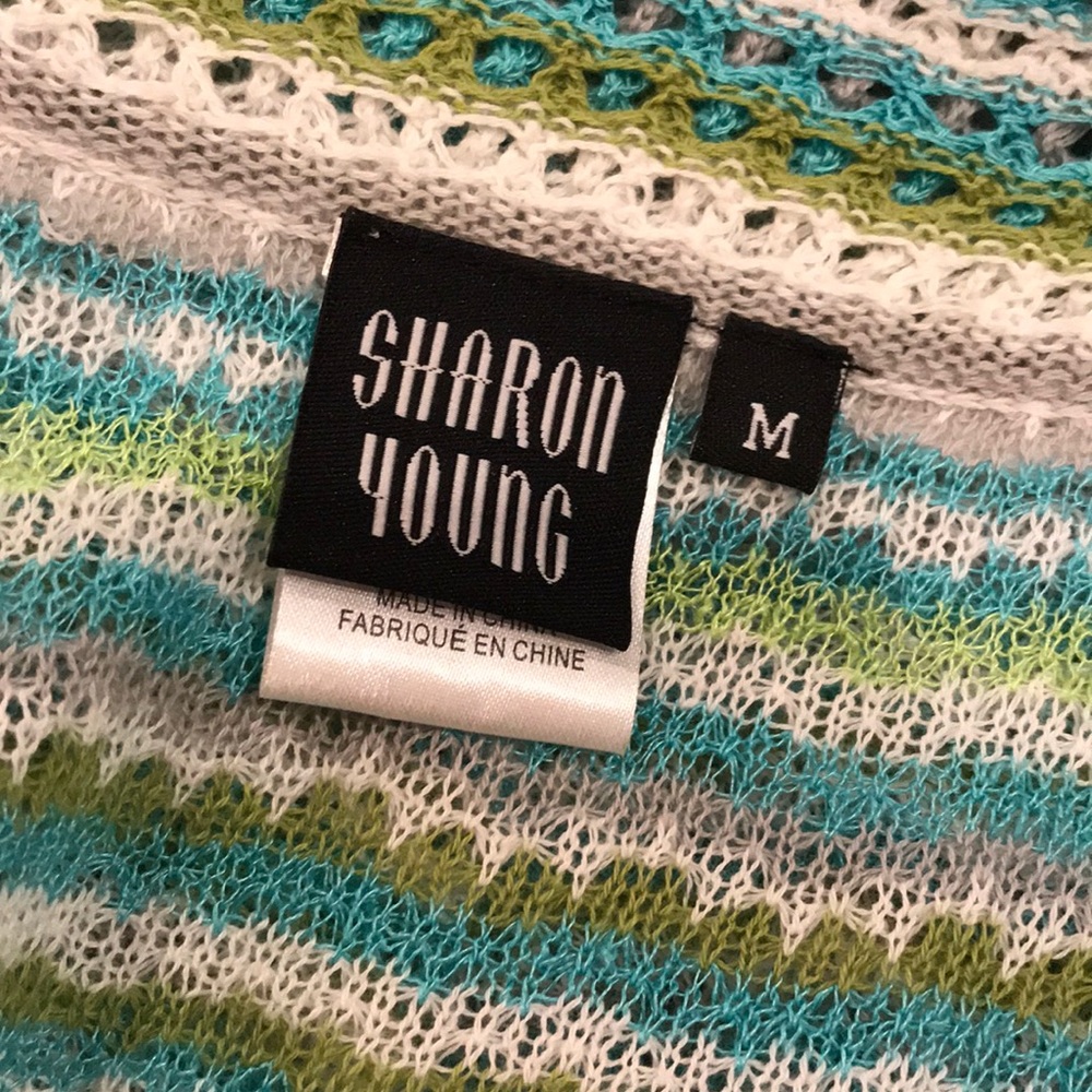 Sharon Young M beach weave travel top - Picture 5 of 7